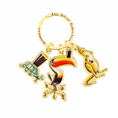 Guinness John Gilroy Collection Charm Keychain