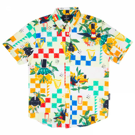 Guinness Toucan Button Down Beach Shirt