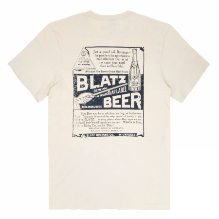 Blatz Decatur Brewing Company Front & Back Print T-Shirt