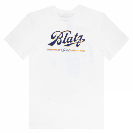 Blatz Milwaukee's Most Popular Front & Back Print T-Shirt