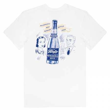 Blatz Milwaukee's Most Popular Front & Back Print T-Shirt