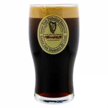 Guinness Vintage Label Pint Glass