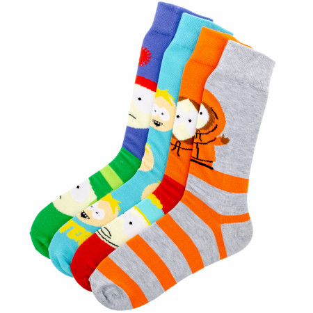 South Park 4-Pair Crew Socks Lenticular Box Set