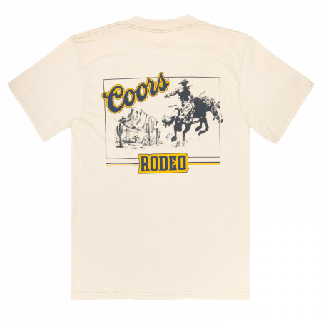 Coors Vintage Rodeo Front & Back Print T-Shirt