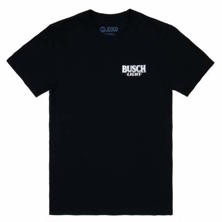 Busch Light Neon Cowboy Front and Back Print T-Shirt