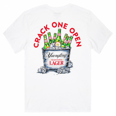 Yuengling Crack One Open Ice Bucket Front & Back Print T-Shirt