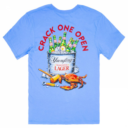 Yuengling Crack One Open Crab Front & Back Print T-Shirt