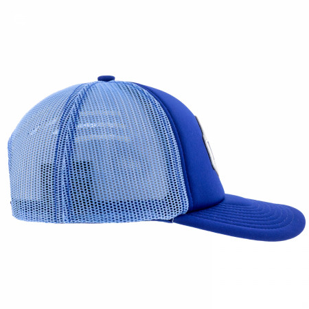 Busch Light Round Logo Blue Mesh Adjustable Hat