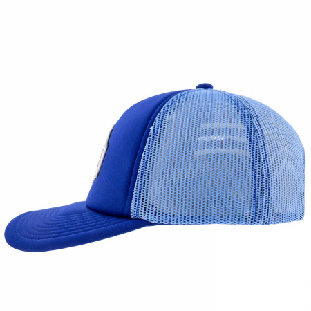 Busch Light Round Logo Blue Mesh Adjustable Hat