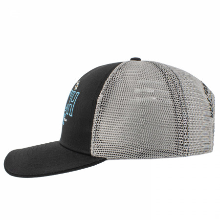 Busch Light Neon Logo Black Mesh Adjustable Hat