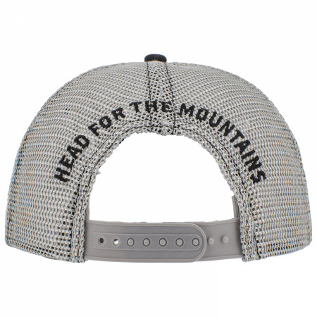 Busch Light Neon Logo Black Mesh Adjustable Hat