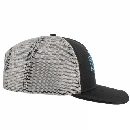 Busch Light Neon Logo Black Mesh Adjustable Hat