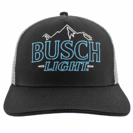 Busch Light Neon Logo Black Mesh Adjustable Hat