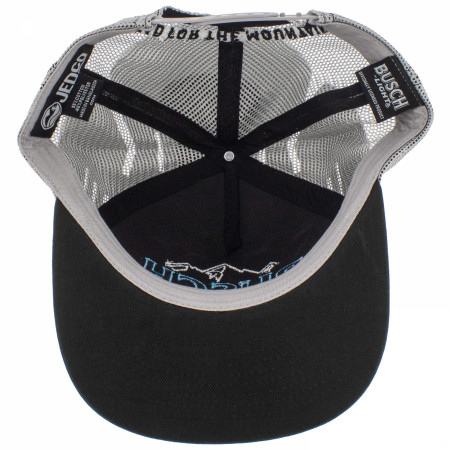 Busch Light Neon Logo Black Mesh Adjustable Hat