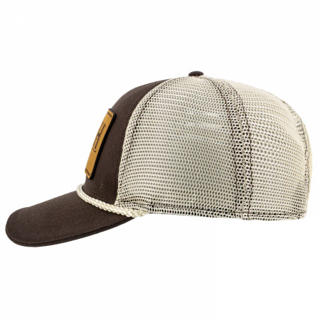 Busch Light Leather Patch Adjustable Hat