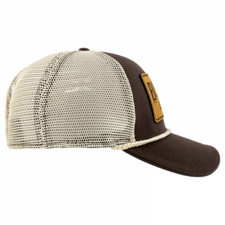 Busch Light Leather Patch Adjustable Hat