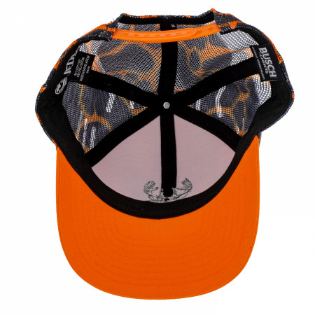 Busch Light Camo Blaze Buck Adjustable Mesh Hat