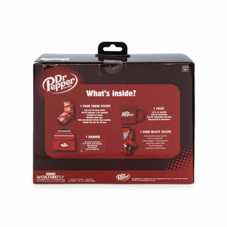 Dr. Pepper Boot Sock Cozy Bundle Gift Set
