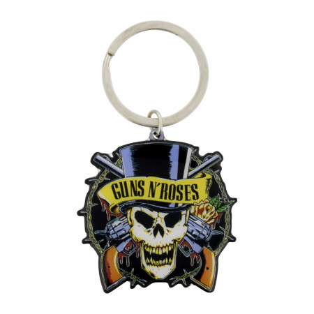 Guns N Roses Top Hat Keychain
