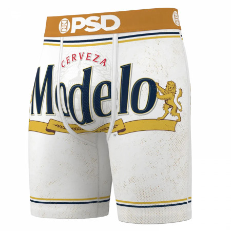 Modelo Logo PSD Boxer Briefs in a Beer Can