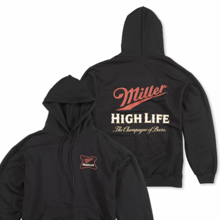 Miller High Life Friday Fleece Front & Back Print Hoodie