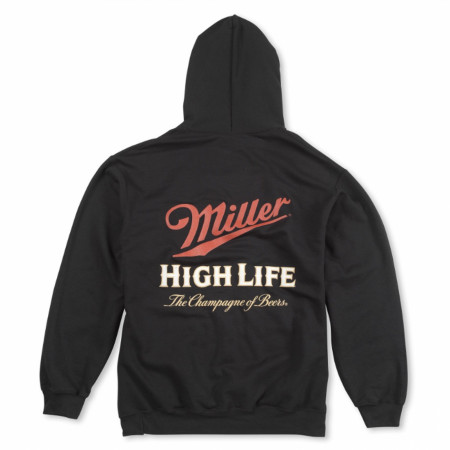 Miller High Life Friday Fleece Front & Back Print Hoodie