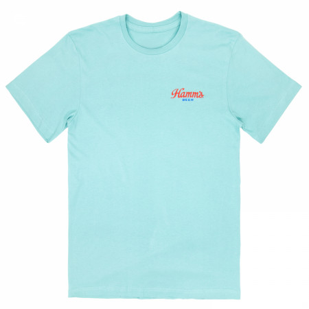 Hamm's Beer - Fishing with Hamm's Front and Back Print T-Shirt