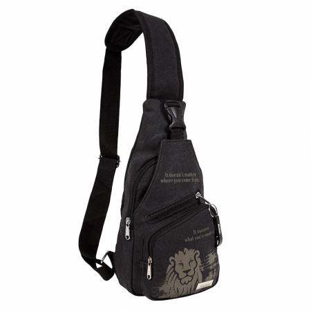 Modelo Black Lion Crossbody Bag with Bottle Opener
