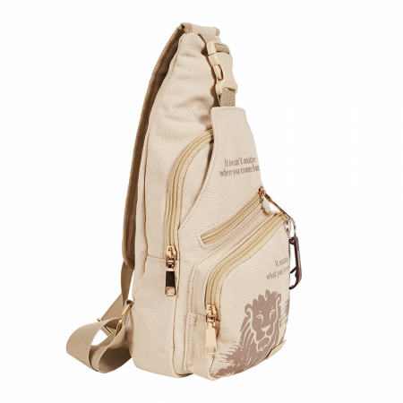 Modelo Tan Lion Crossbody Bag with Bottle Opener