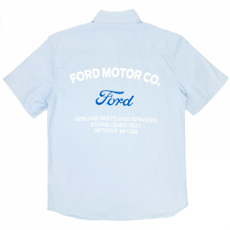 Ford Button Down Mechanic Work Shirt