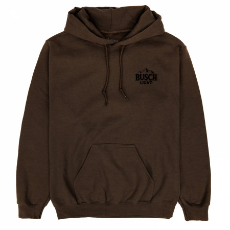 Busch Light Hunting Can Art Deer Overlook Front Back Print Hoodie