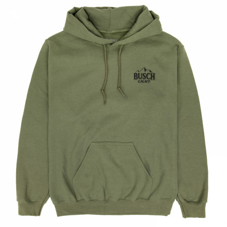 Busch Light Hunting Can Art Pheasant Frame Front Back Print Hoodie