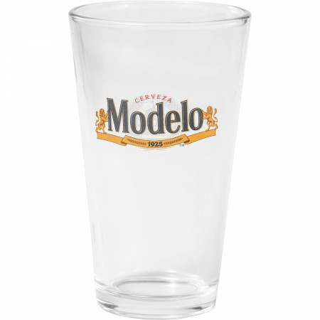 Modelo Logo 4-Pack 16oz Pint Glass Set