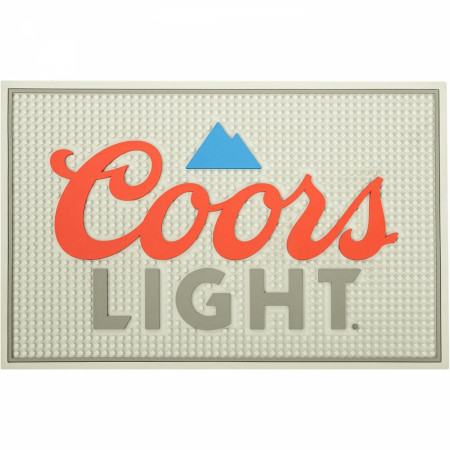 Coors Light Logo 18' x 12' Rubber Bar Mat