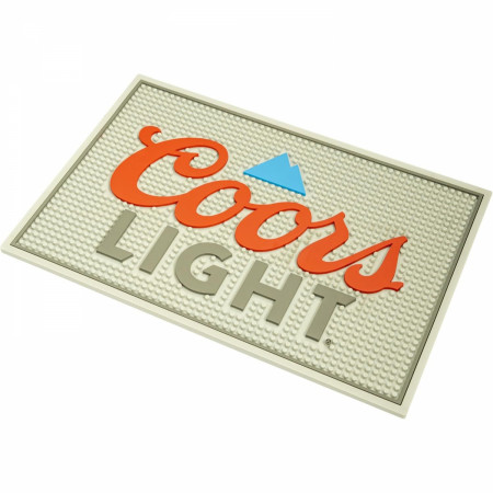 Coors Light Logo 18' x 12' Rubber Bar Mat