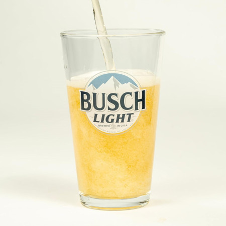 Busch Light Logo 4-Pack 16oz Pint Glass Set
