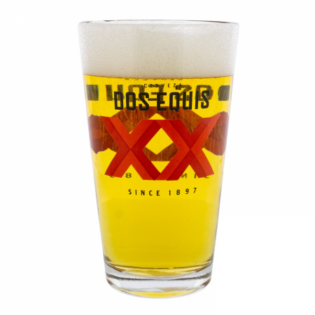 Dos Equis XX Logo 16oz Pint Glass