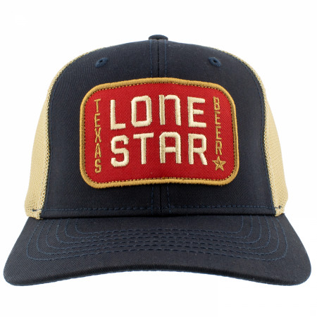 Lone Star Texas Beer Embroidered Twill Patch Adjustable Hat