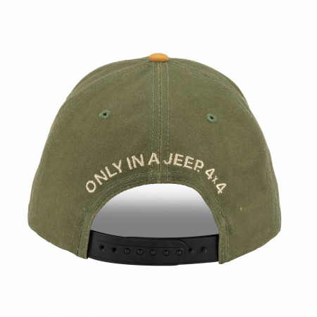 Jeep- Only in a Jeep 4x4 Adjustable Canvas Hat