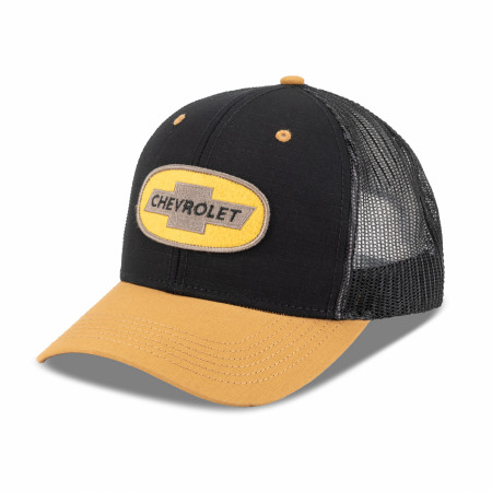 Chevrolet Bow Tie Embroidered Patch Structured  Adjustable Hat