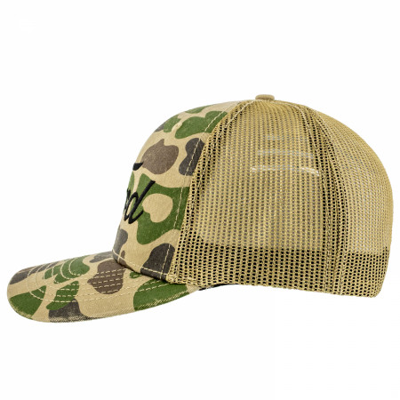 Ford Camo Water Print Structured Adjustable Hat