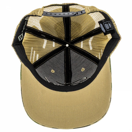 Ford Camo Water Print Structured Adjustable Hat