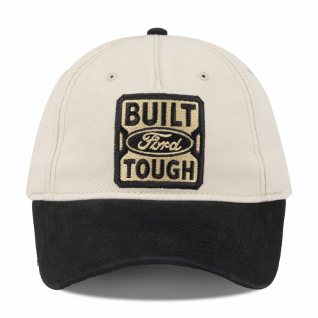Ford Built Tough Distressed Unstructured Embroidered Adjustable Hat
