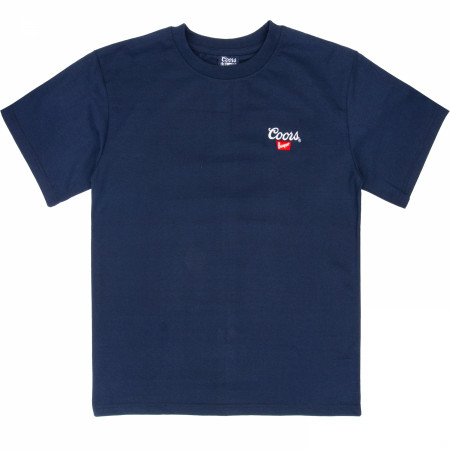 Coors Western Sunset Embroidered Tapestry Front and Back T-Shirt