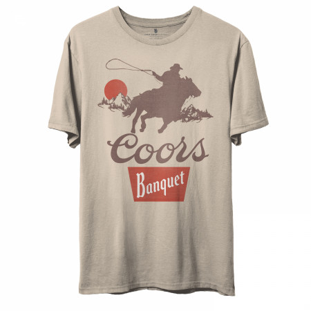 Coors Banquet Lasso Sunset T-Shirt by Junk Food