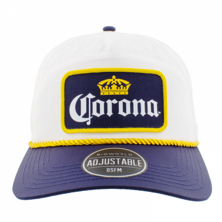 Corona Extra Logo Adjustable Snapback White Hat
