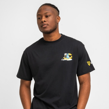 Guinness Seb Curi Lovely Day Back & Front Print Black T-Shirt