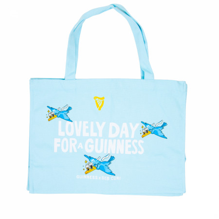 Guinness Seb Curi Lovely Day Blue Totebag