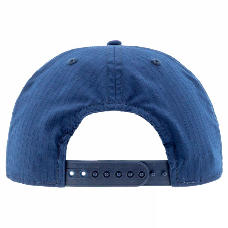 Corona Embroidered Logo Blue Snapback Hat with Yellow Rope