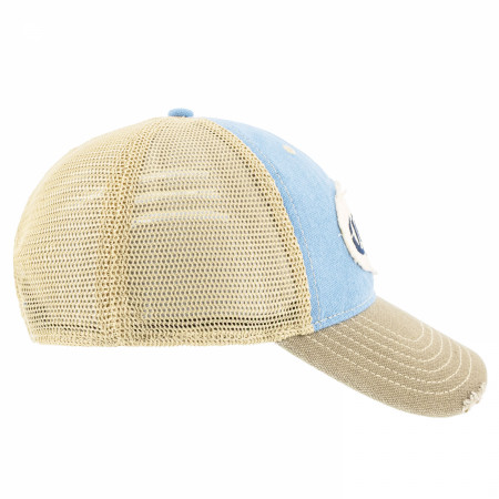 Corona Extra Distressed Patch Logo Snapback Hat with Mesh